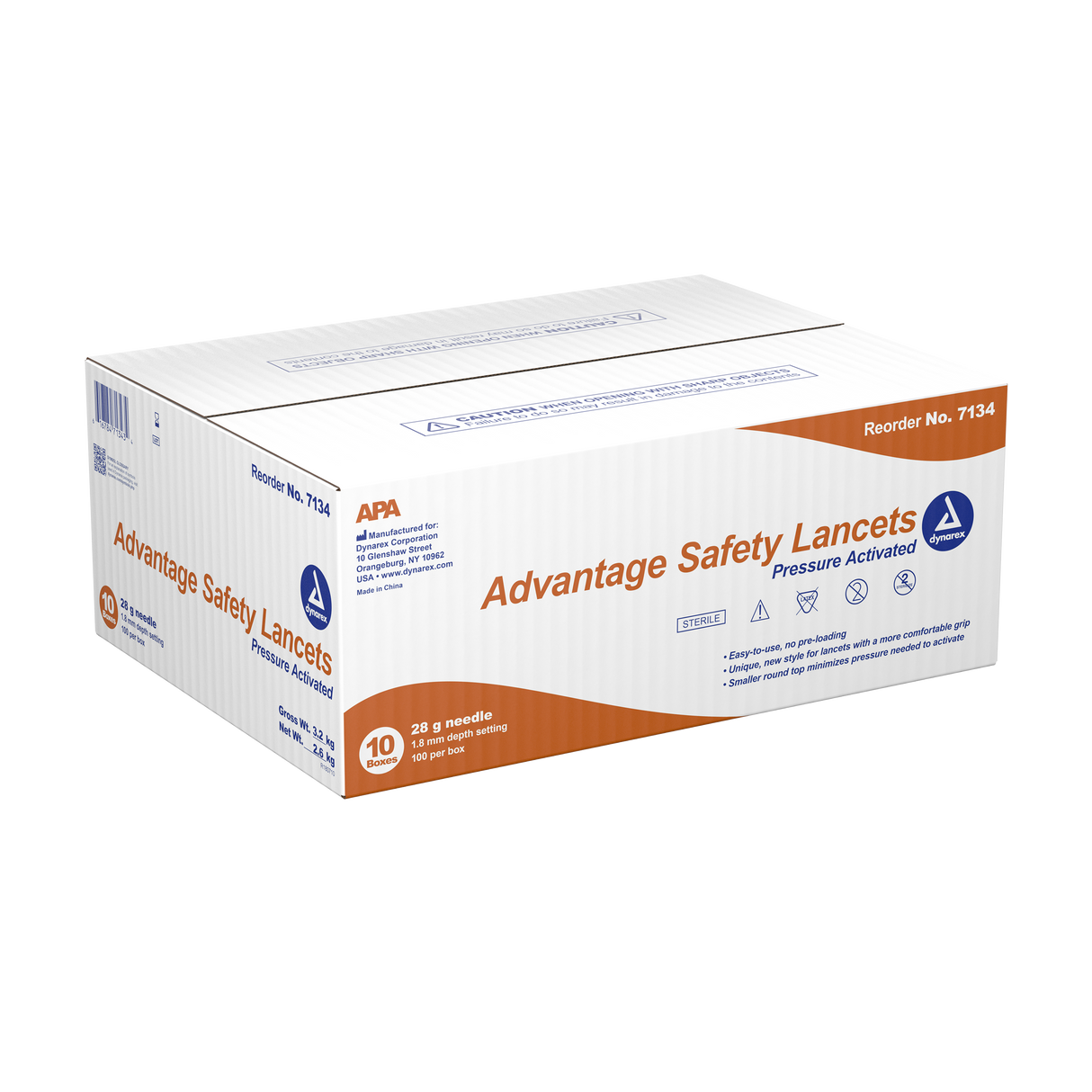 Safety Lancets - Button and Pressure