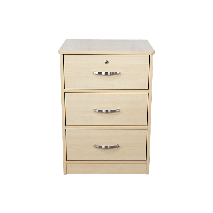 Furniture Three Drawer Nightstand