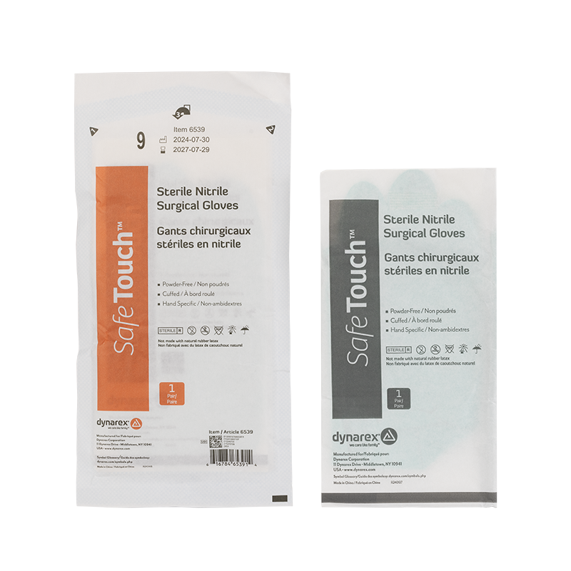 Sterile Nitrile Surgical Gloves, Powder-Free