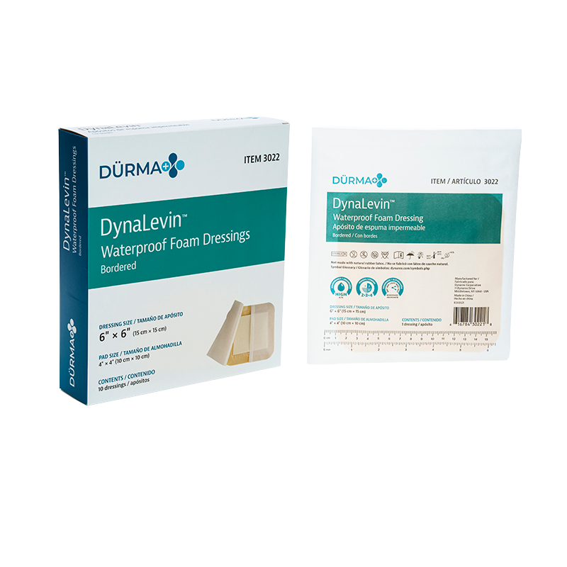 DynaLevin™ Waterproof Adhesive Bordered Foam Dressings