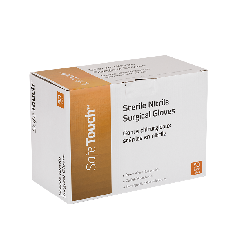 Sterile Nitrile Surgical Gloves, Powder-Free