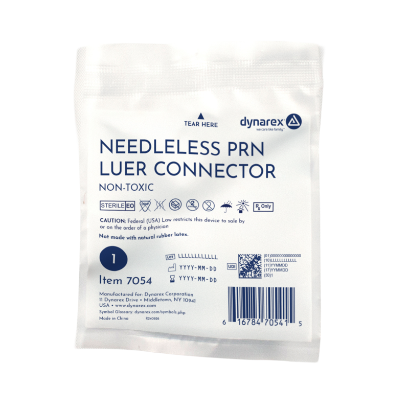 Needleless PRN Connectors