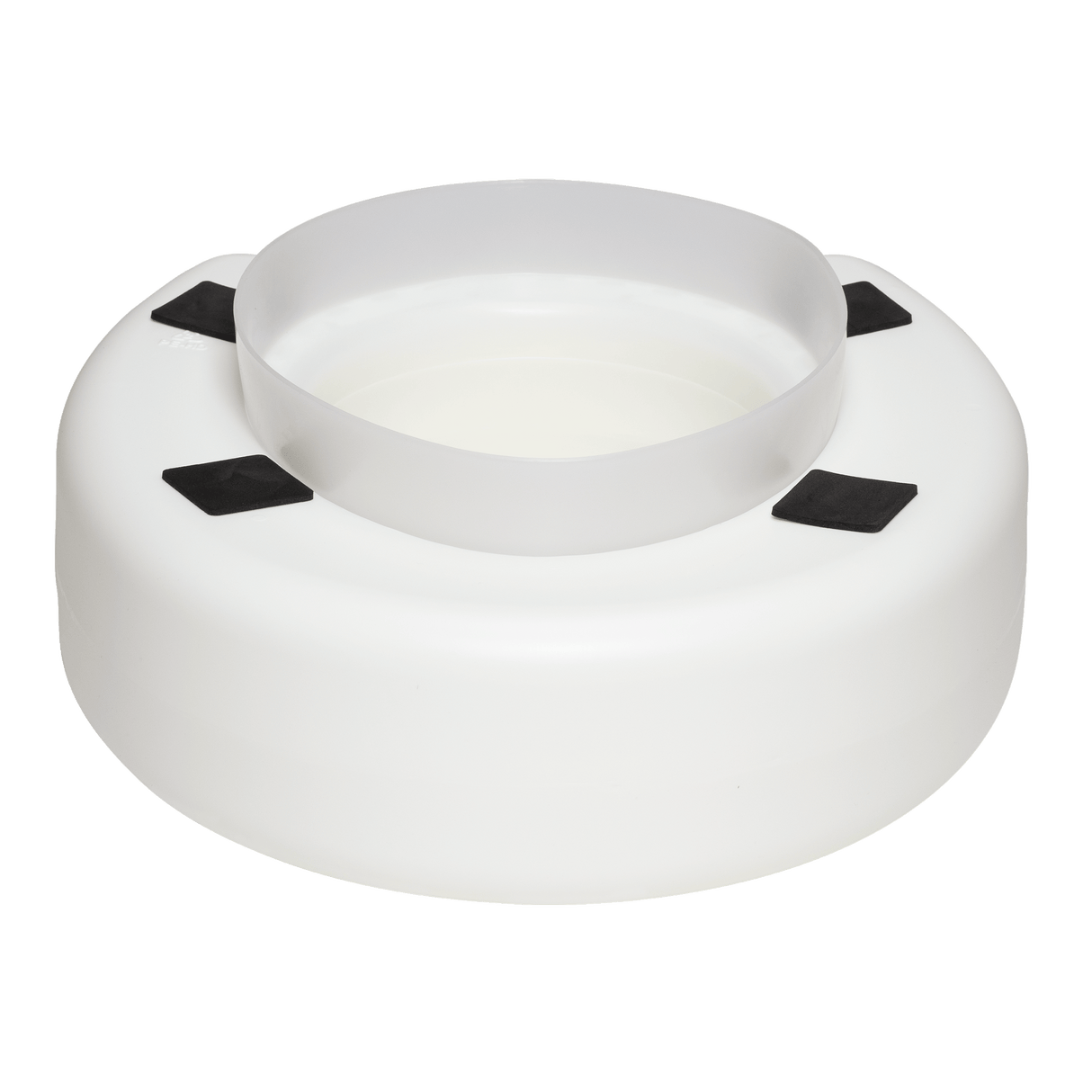Molded Raised Plastic Toilet Seat