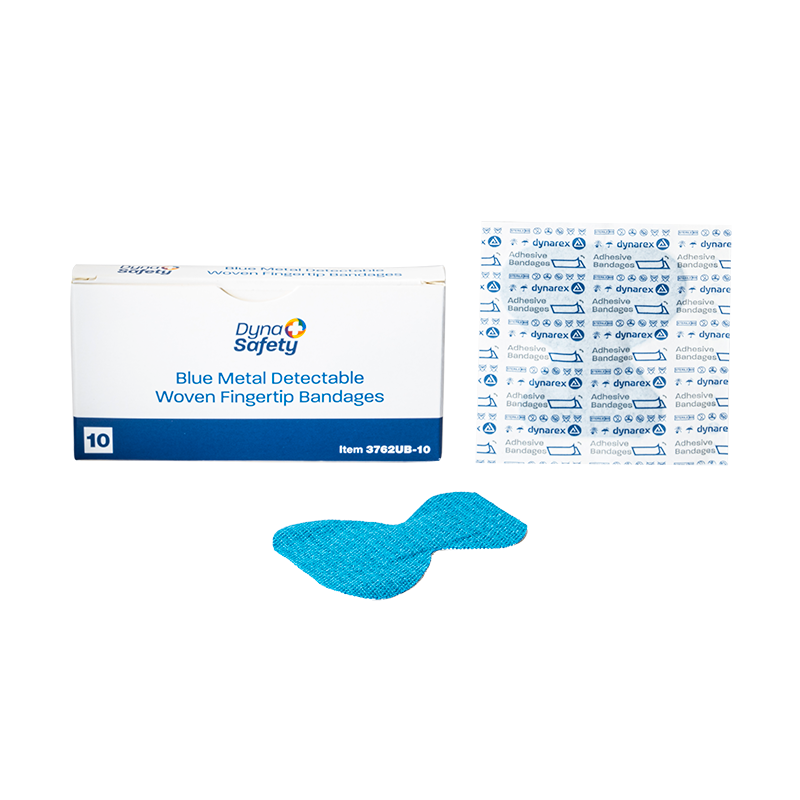 Blue Metal Detectable Woven Bandages