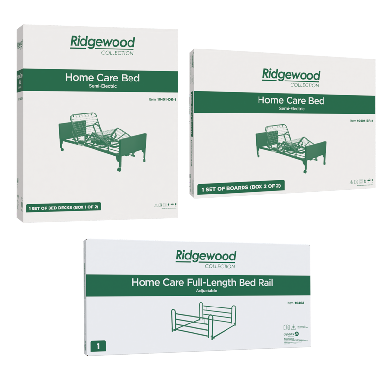 Semi-Electric Homecare Bed
