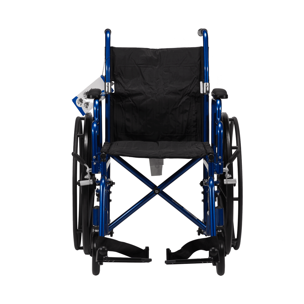 DynaRide™ Convertible Wheelchair with Detachable Desk Arm and Foot Rests — 18" x 16"