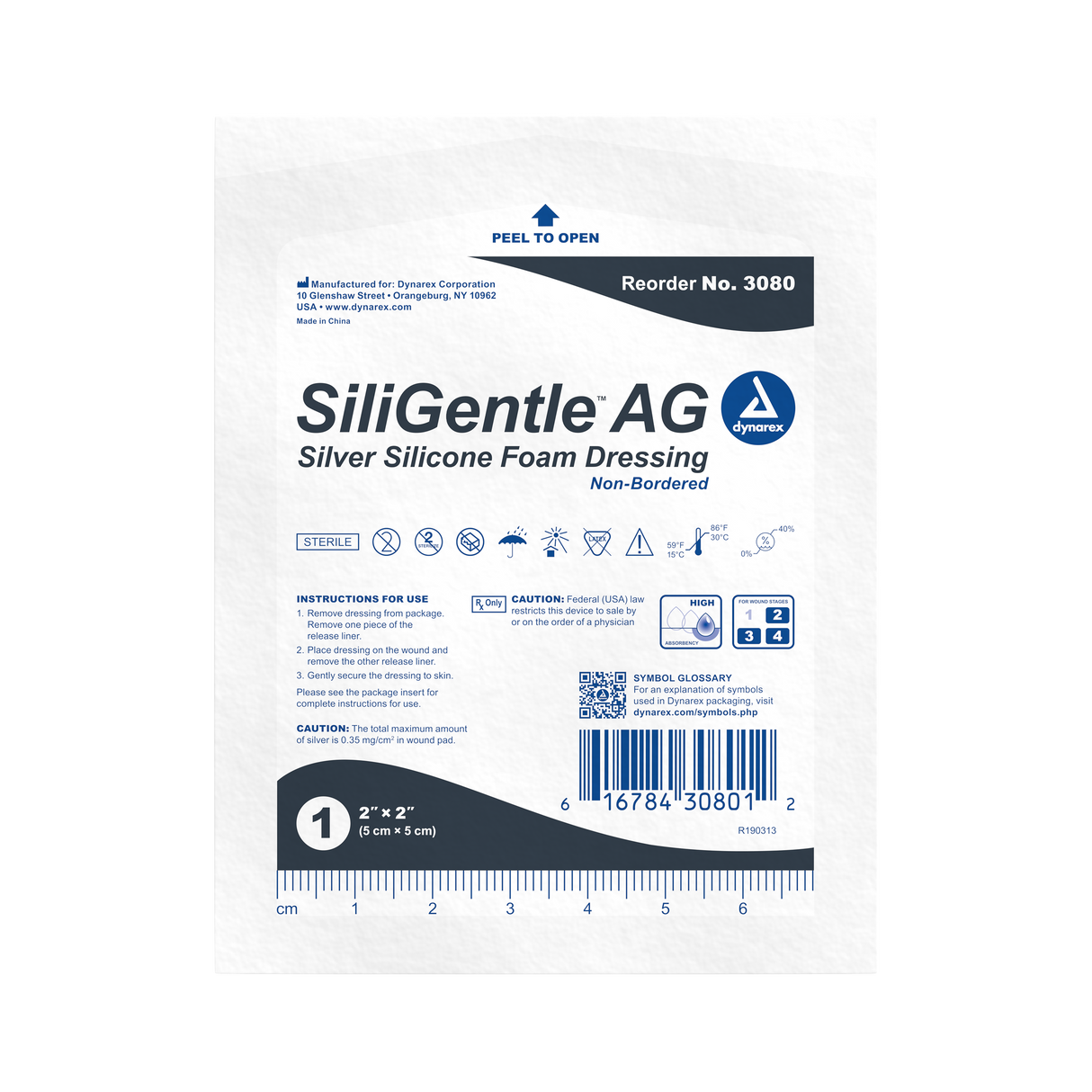 SiliGentle™ AG Silicone Foam Dressings