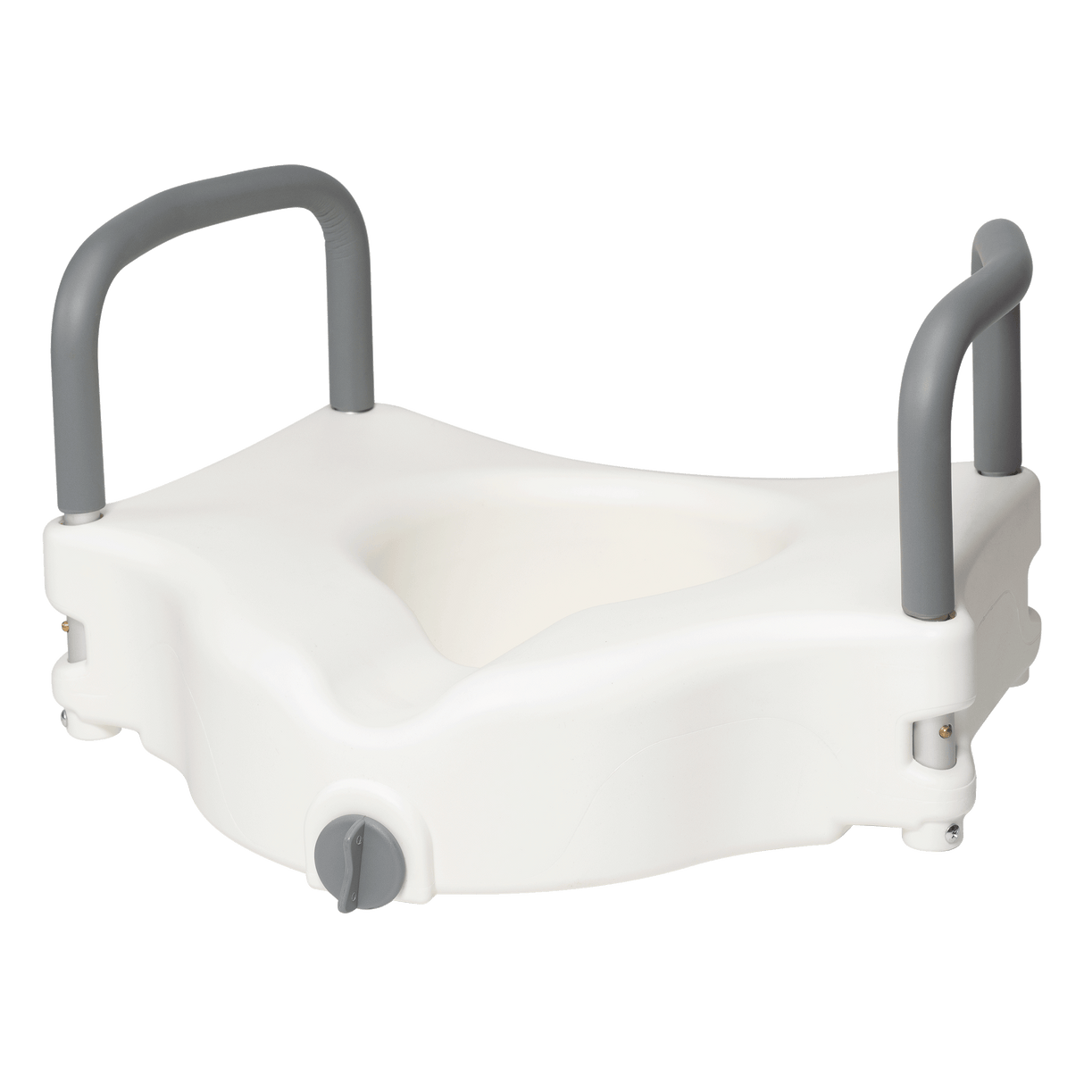 Locking Raised Toilet Seat with Arms