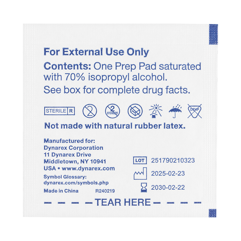 Sterile Alcohol Prep Pads