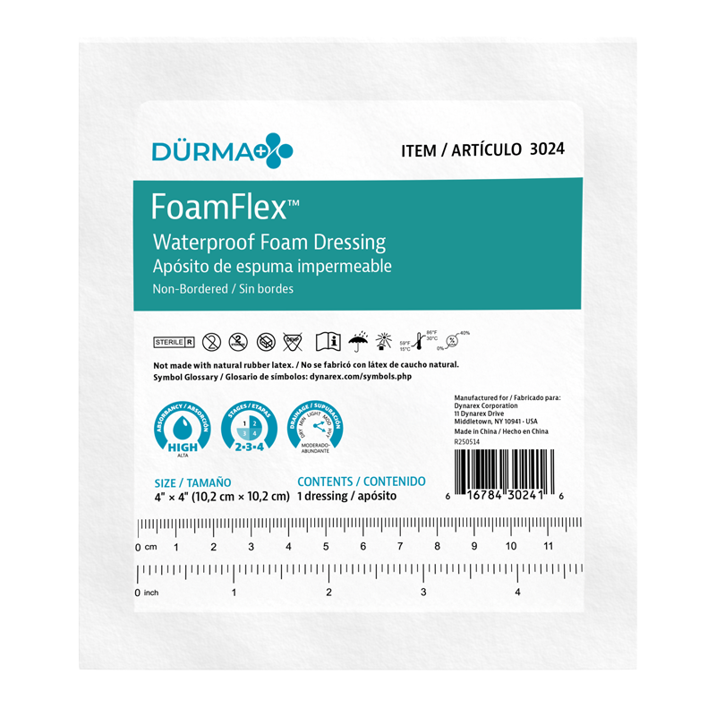 FoamFlex™ Non-Adhesive Waterproof Foam Dressings