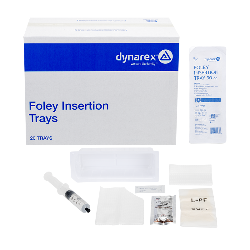 Foley Insertion Trays without Catheters