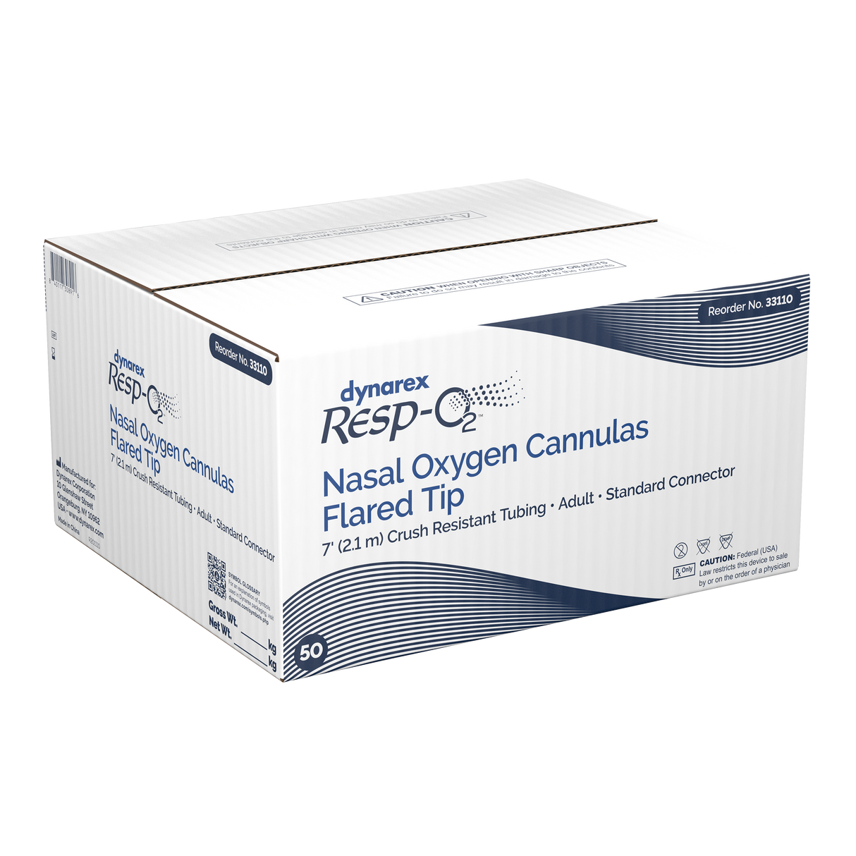 Nasal Oxygen Cannula - Flared Tip