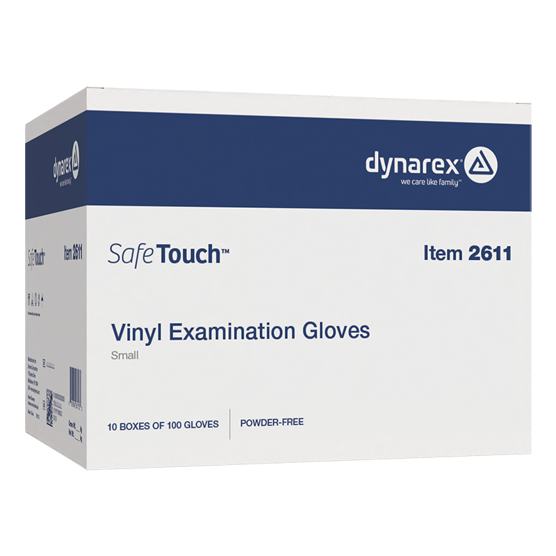 Safe-Touch Vinyl Exam Gloves, Powder-Free