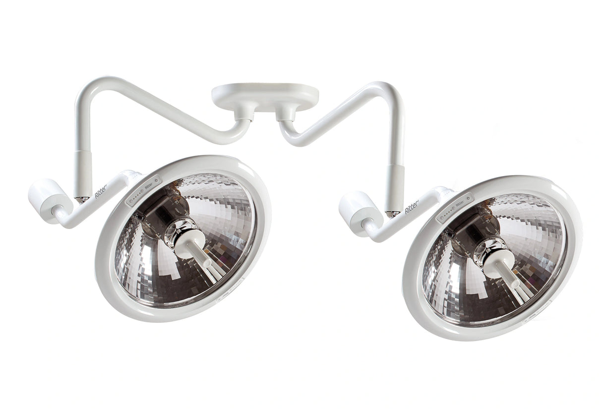 Ritter 255 LED Procedure Light, 9' Ceiling Dual Light