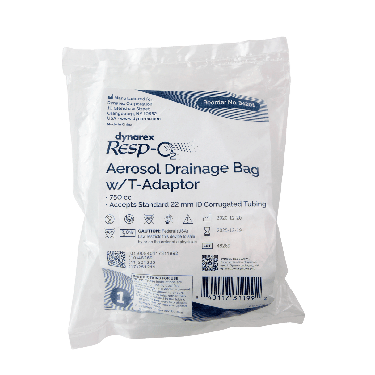 Aerosol Drainage Bags and Water Traps