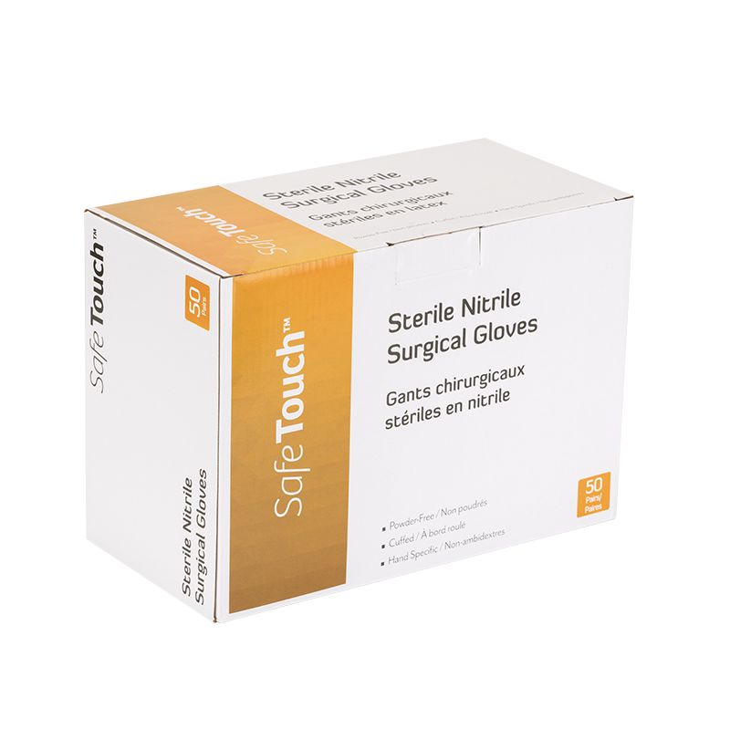 Sterile Nitrile Surgical Gloves, Powder-Free