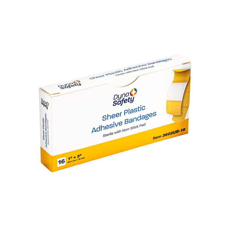 Sheer Plastic Adhesive Bandages — Sterile