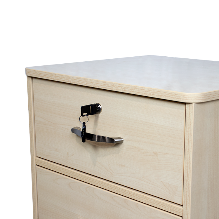 Furniture Three Drawer Nightstand