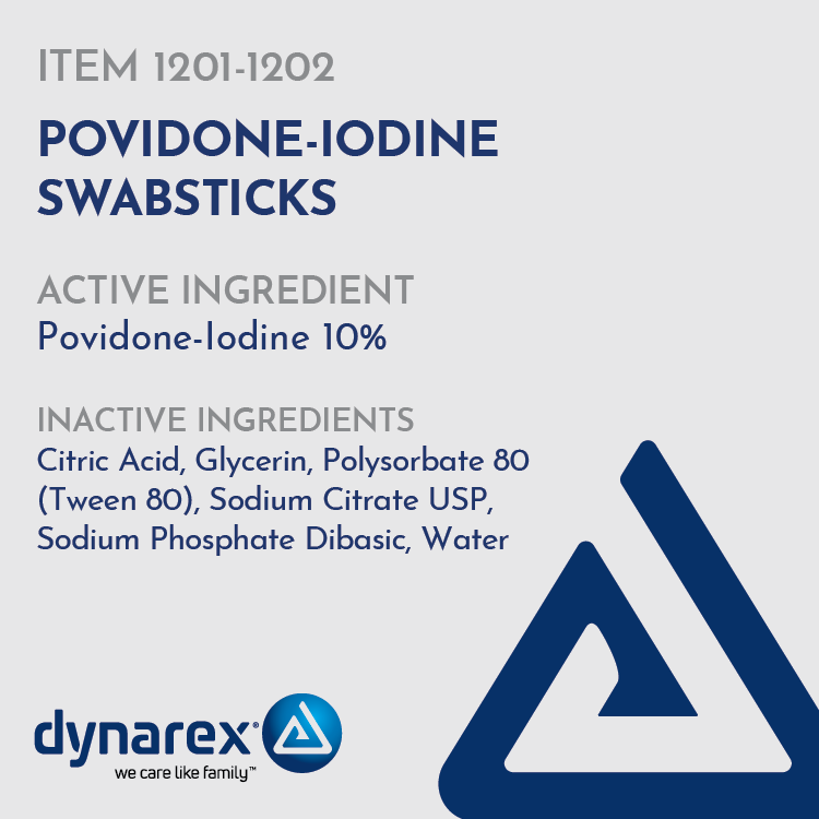 Povidone-Iodine Swabsticks