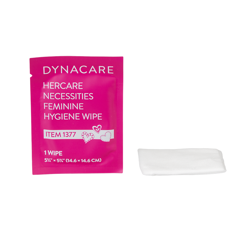 HerCare Necessities Feminine Hygiene Wipes, Pocket Size, 5 1/2" x 8"