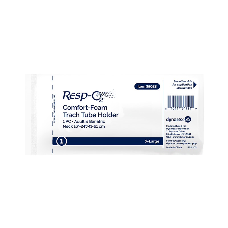 Comfort-Foam Trach Tube Holders
