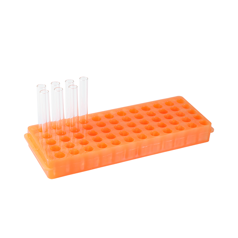 Reversible Microcentrifuge Tube Rack, 60 Holes, Orange