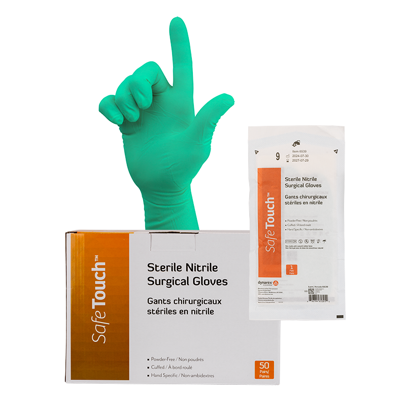 Sterile Nitrile Surgical Gloves, Powder-Free