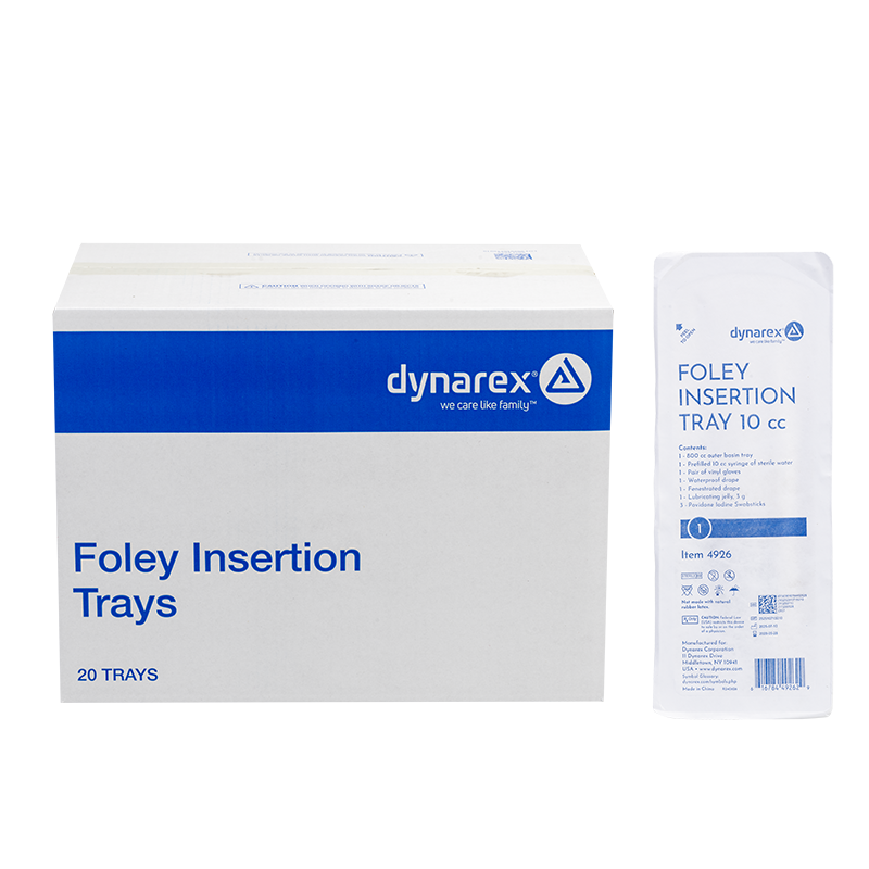 Foley Insertion Trays without Catheters