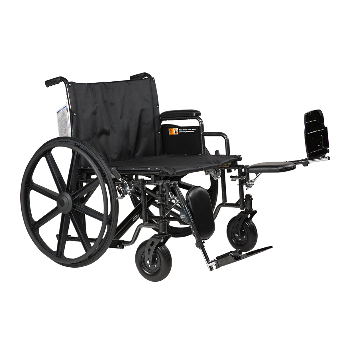 Bariatric HD Wheelchairs with Elevating Leg Rest