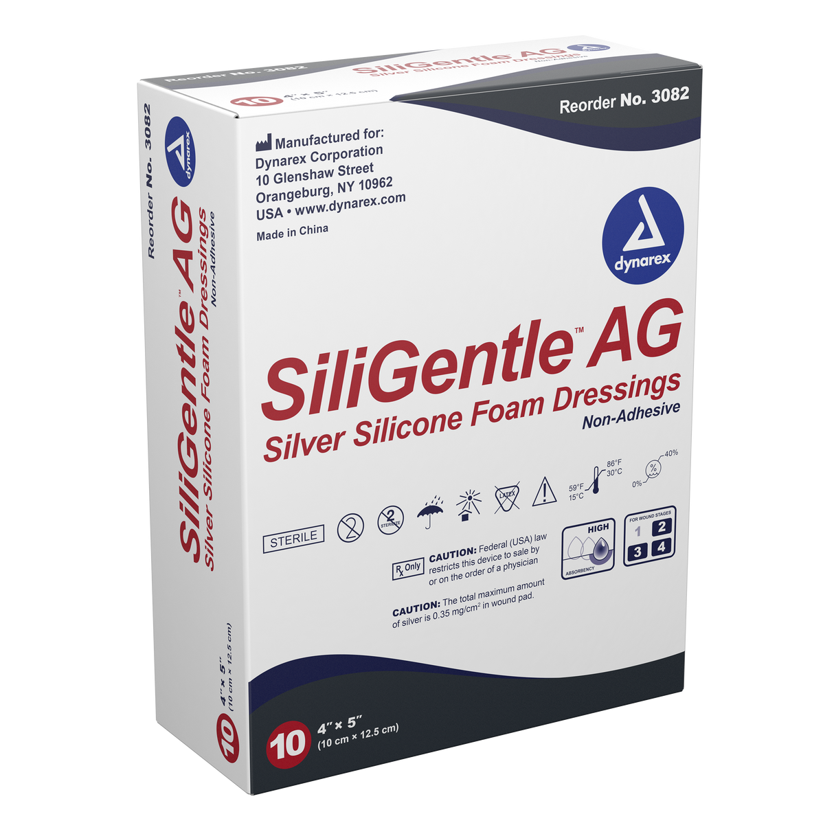 SiliGentle™ AG Silicone Foam Dressings