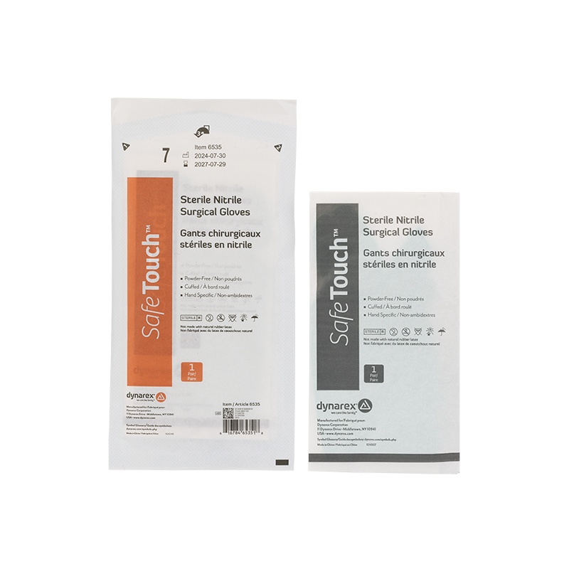 Sterile Nitrile Surgical Gloves, Powder-Free