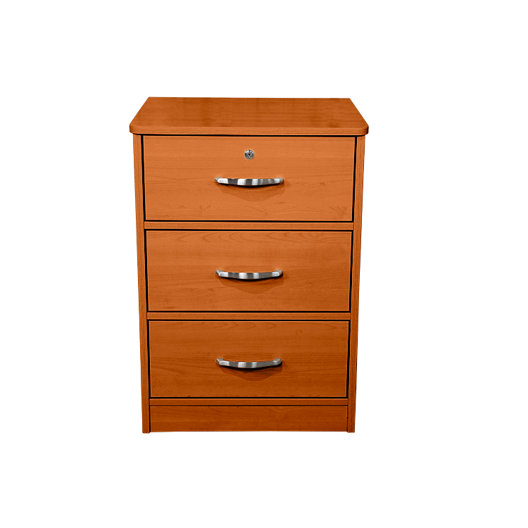Furniture Three Drawer Nightstand