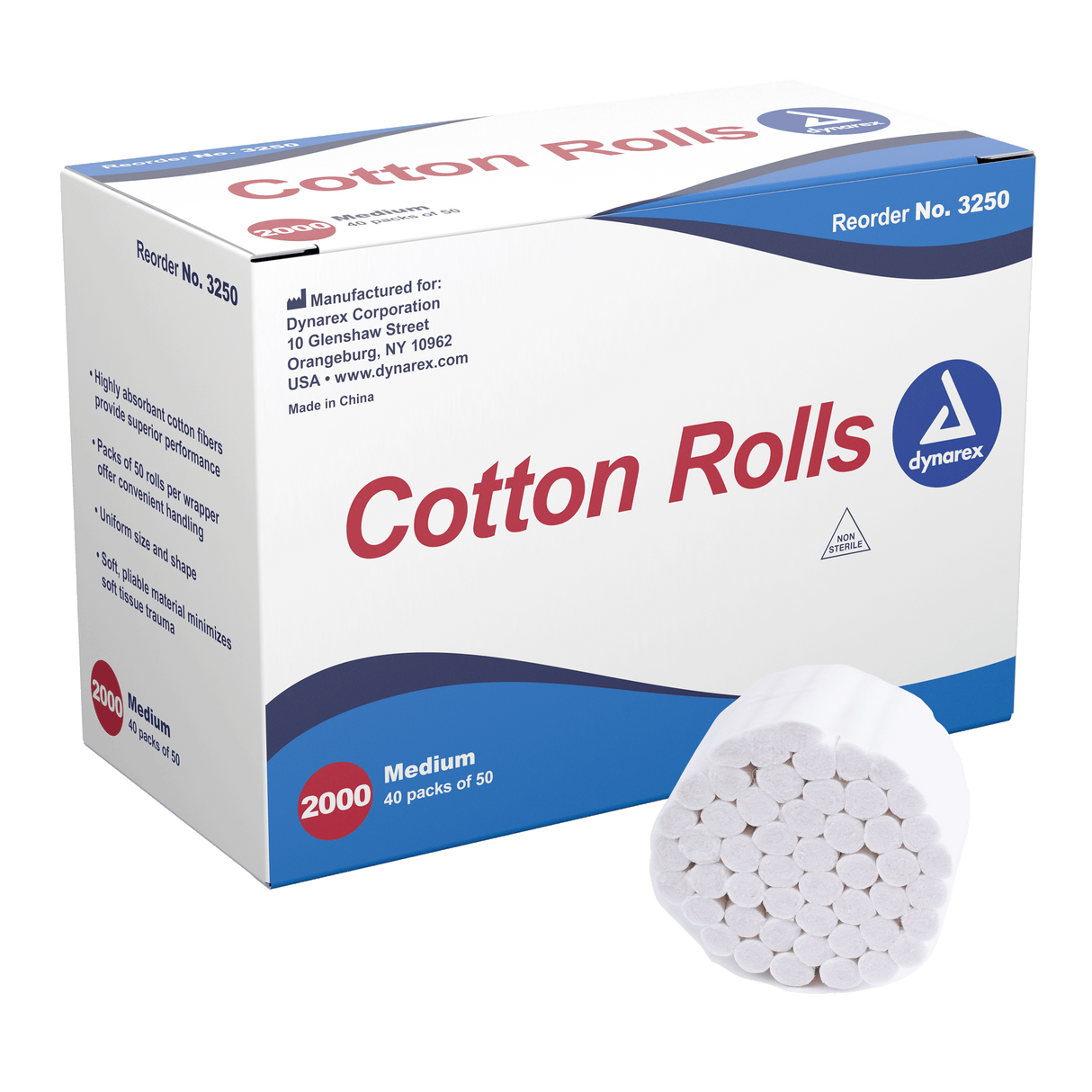 Cotton Rolls #2 Medium
