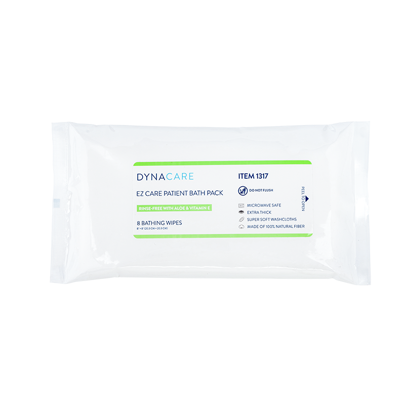 EZ Care Patient Bath Packs - 8in x 8in