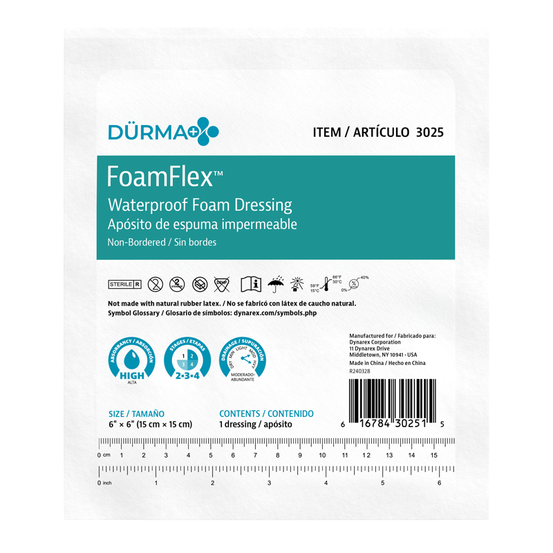 FoamFlex™ Non-Adhesive Waterproof Foam Dressings