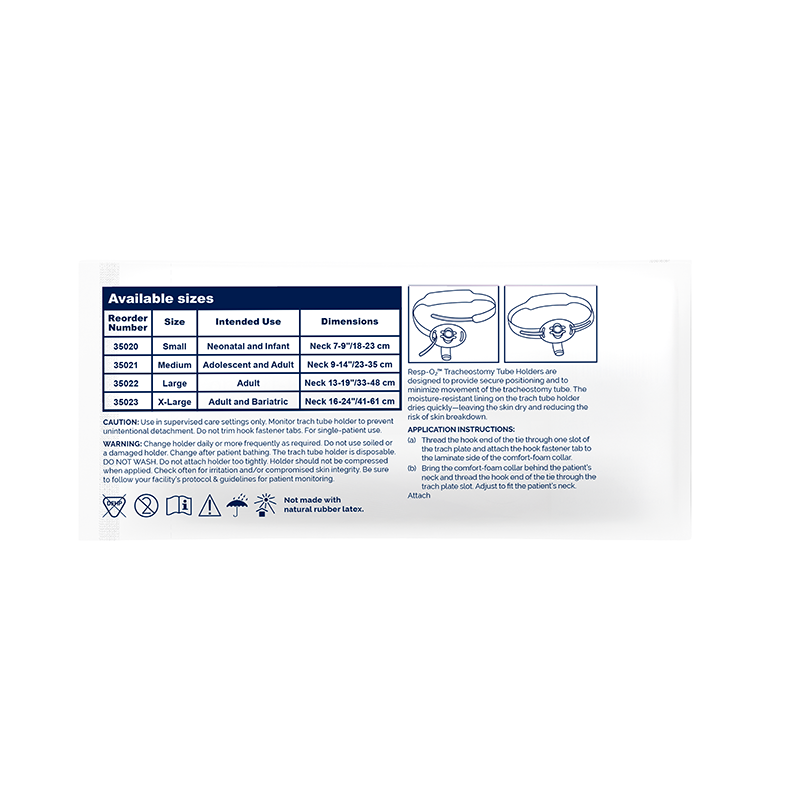 Comfort-Foam Trach Tube Holders