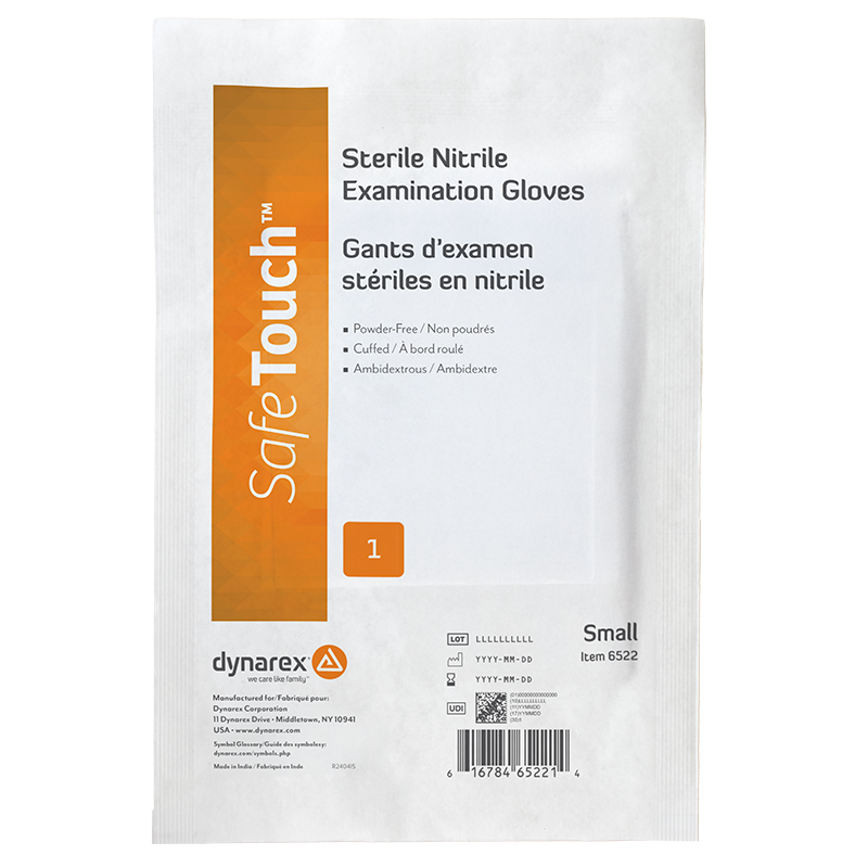 Sterile Nitrile Exam Gloves, Powder-Free