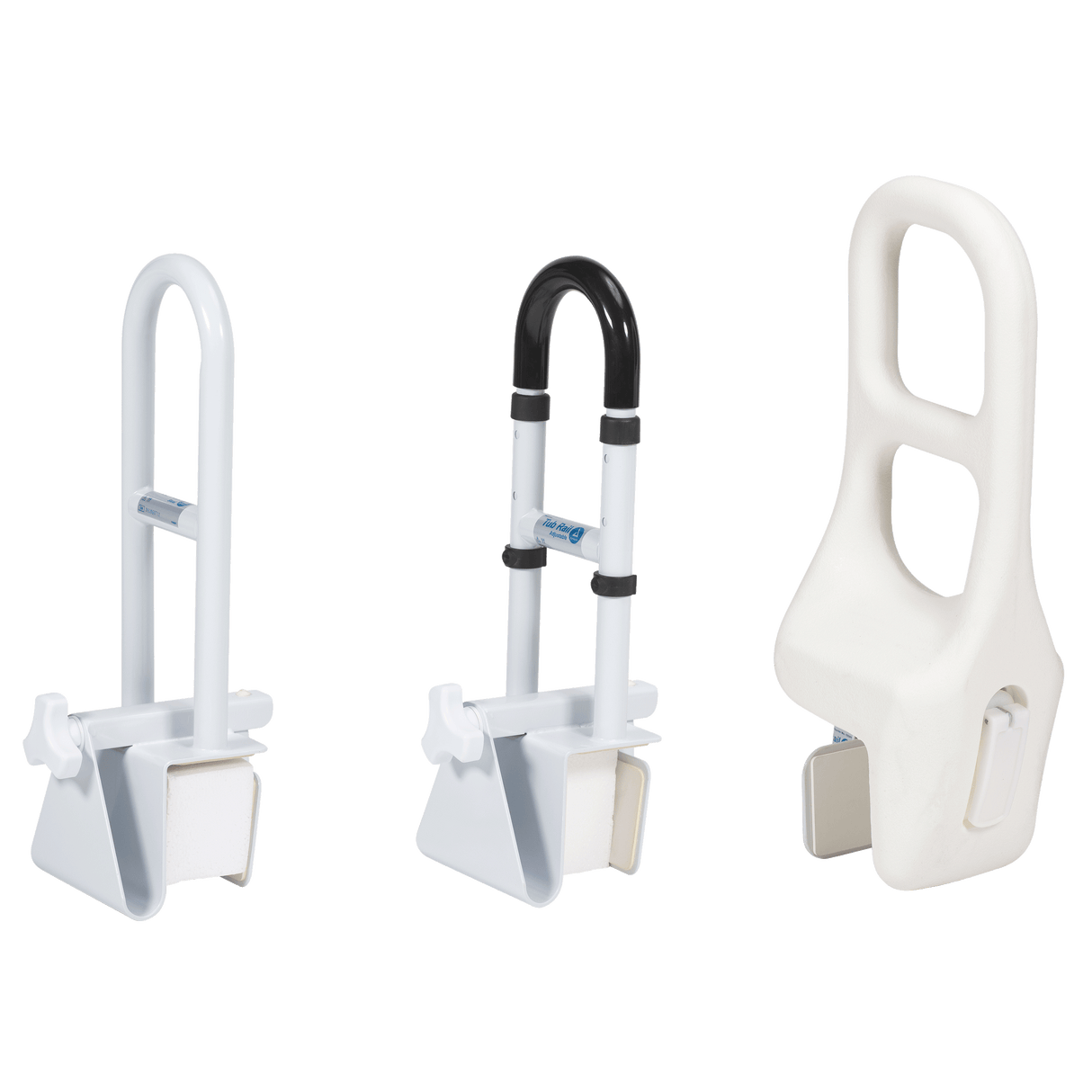 Steel Clamp-On Tub Rail