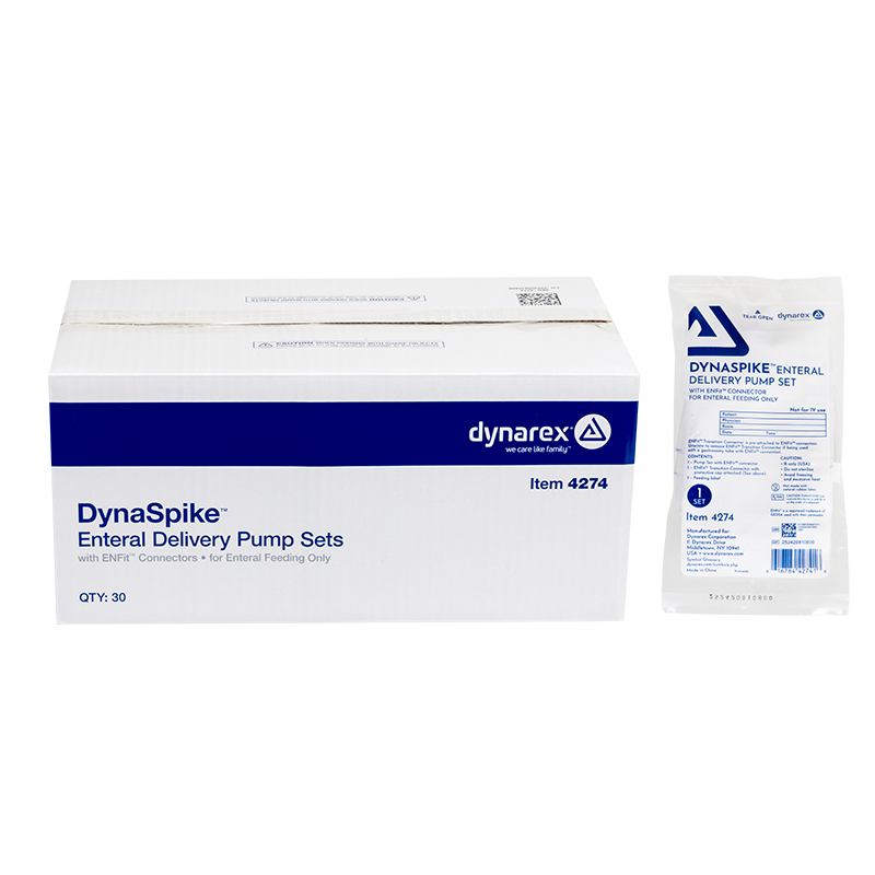 DynaSpike Enteral Delivery Pump Set with ENFit connector