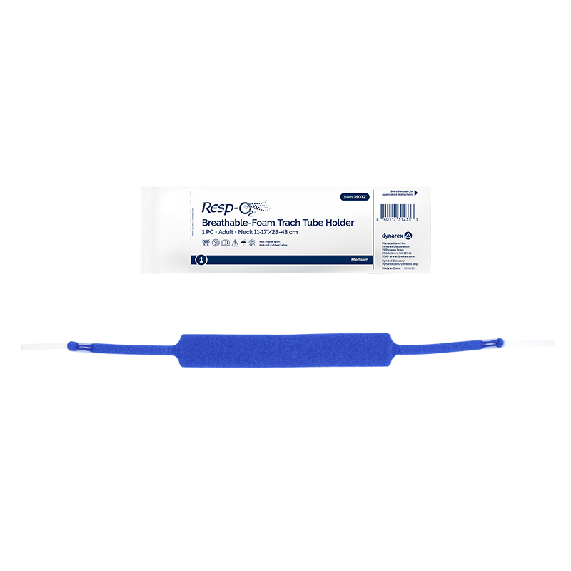 Breathable-Foam Trach Tube Holders