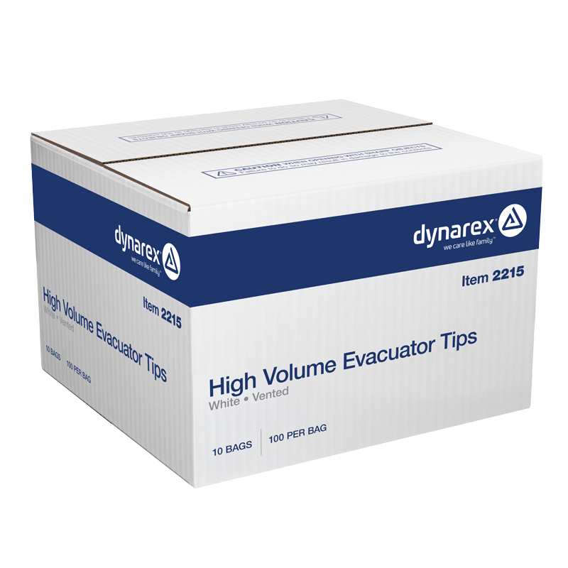 High Volume Evacuator Tip White