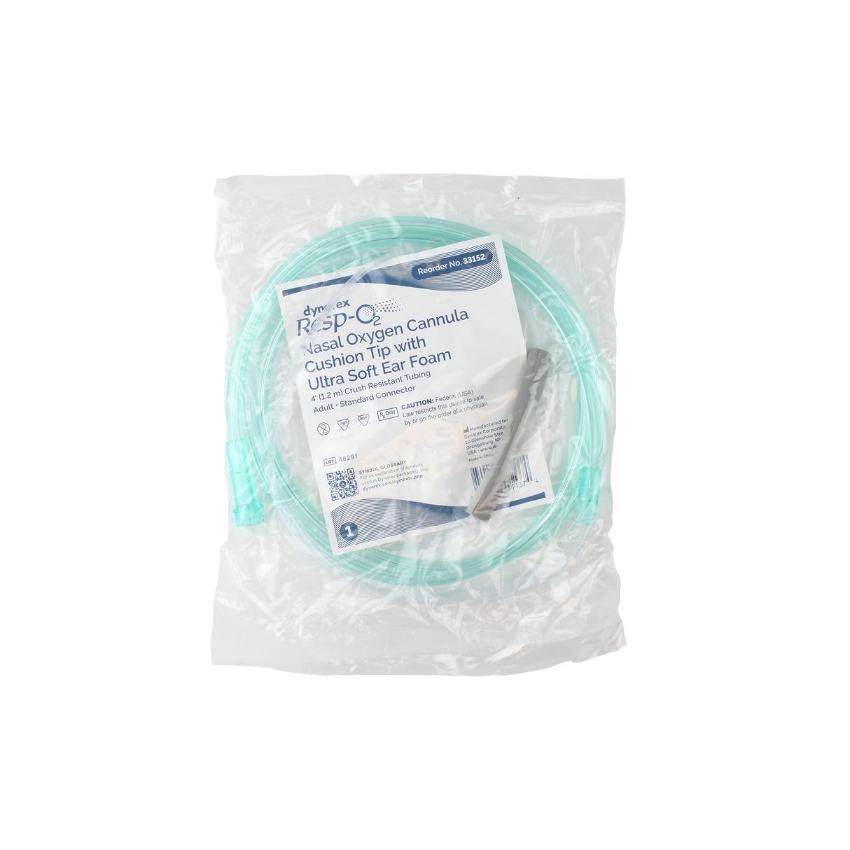 Nasal Oxygen Cannulas - Cushion Tip with Ultra Soft Ear Foam