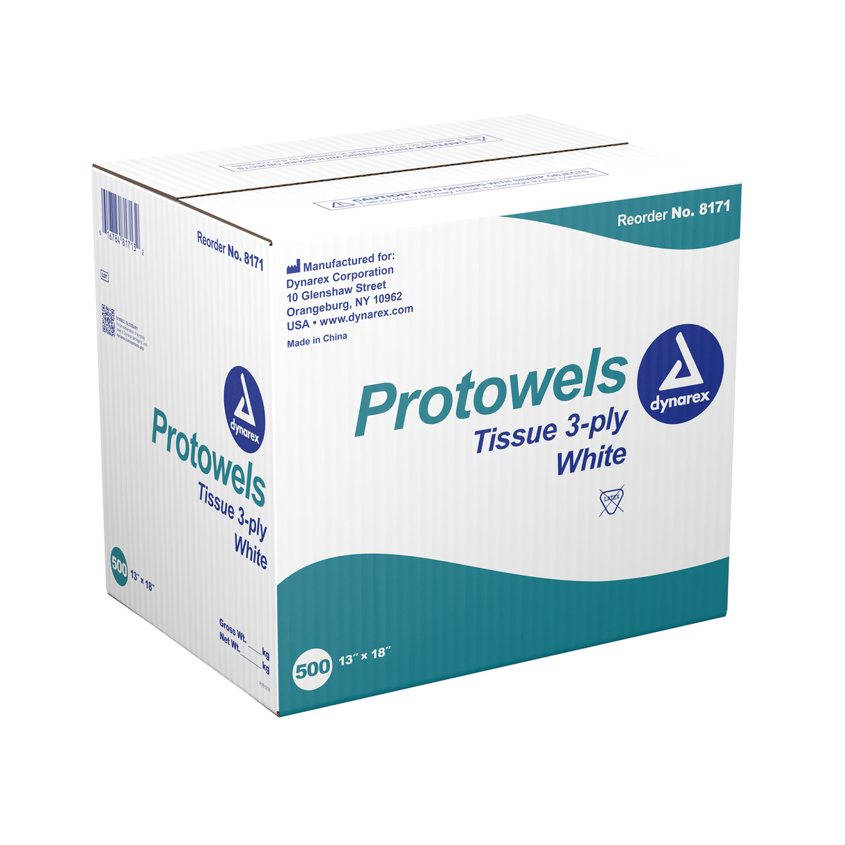 Protowels White 3ply Tissue 13 x18
