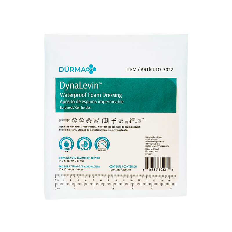 DynaLevin™ Waterproof Adhesive Bordered Foam Dressings