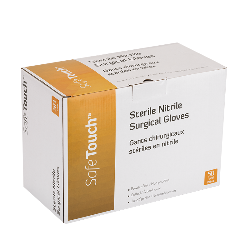 Sterile Nitrile Surgical Gloves, Powder-Free