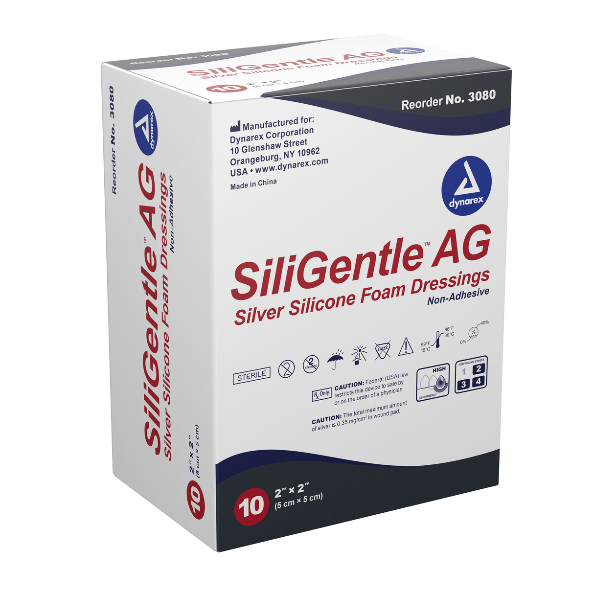 SiliGentle™ AG Silicone Foam Dressings