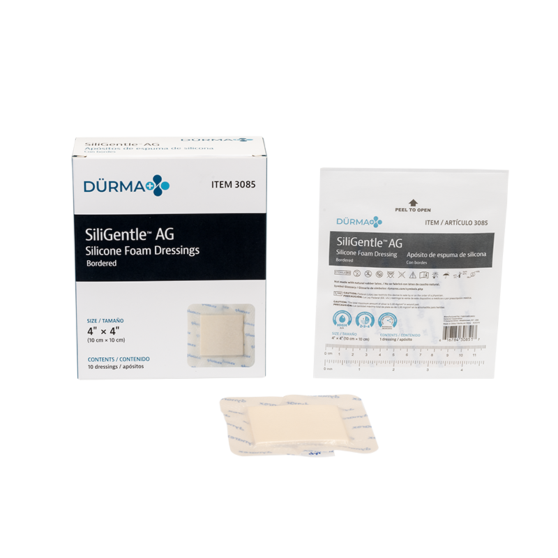 SiliGentle™ AG Silicone Foam Dressings