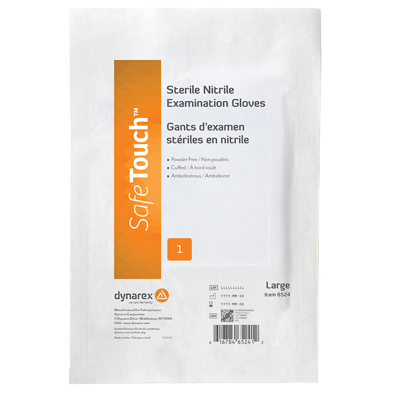 Sterile Nitrile Exam Gloves, Powder-Free