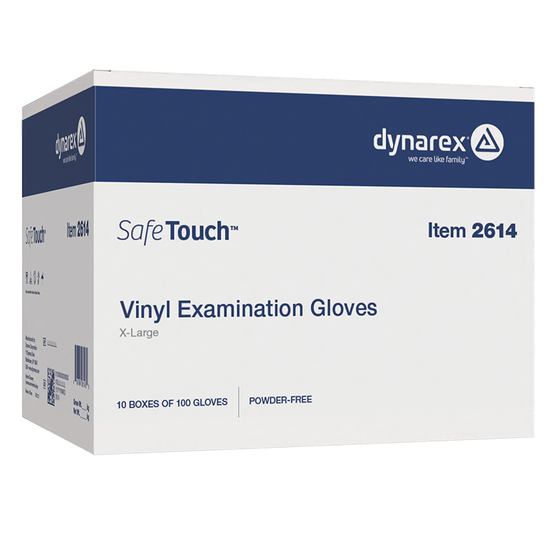 Safe-Touch Vinyl Exam Gloves, Powder-Free