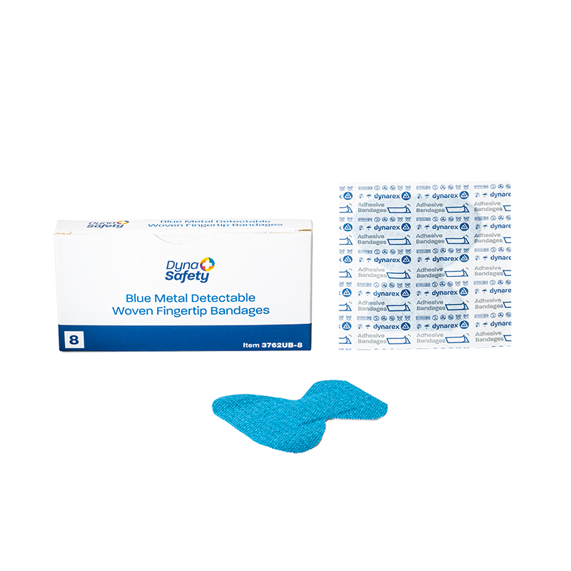 Blue Metal Detectable Woven Bandages